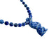Denim Lapis Bear Sterling Silver Jewelry Bead Necklace RX114159
